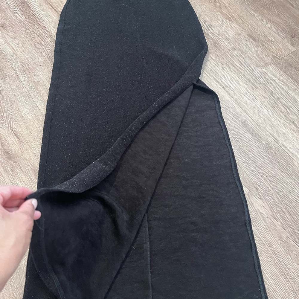 City Triangles Dress Women Medium Vintage Black Glitter Prom Maxi Long      (12)